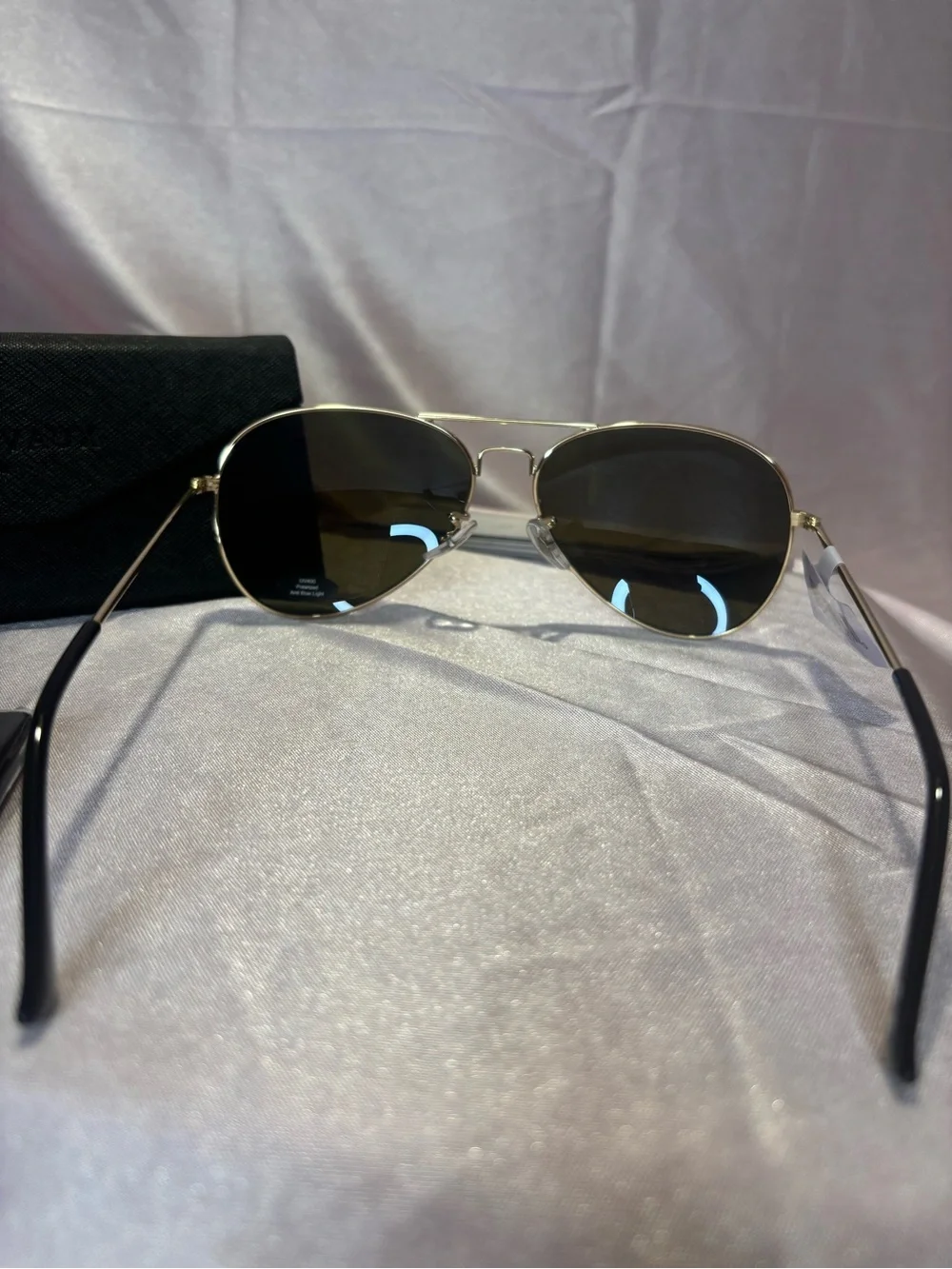 Prive Revaux Commando Men's Aviator Sunglasses with Blue Mirrored Lenses